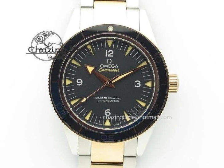 0513 Planet Ocean Master Chrono 45mm SS OM 1:1 Best Edition Black Dial On Orange Rubber Strap A Attractive 8170